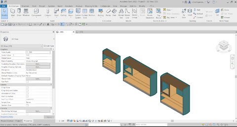REVIT FAMILY CREATION TUTORIAL - BOOKCASE - PART 11: CREATE MATERIAL AND VISIBILITY PARAMETER