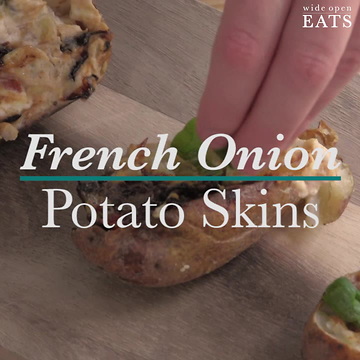 French Onion Potato Skins