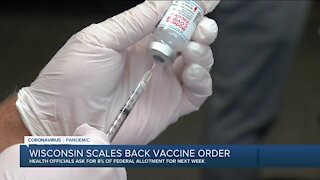 Wisconsin to pull back on vaccine orders starting Monday