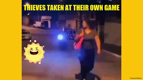 THIEVES CAUGHT AT THEIR OWN GAME