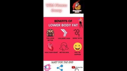 🔥Benefits of lower body fat🔥#shorts🔥#fitnessshorts🔥#wildfitnessgroup🔥18 march 2022🔥