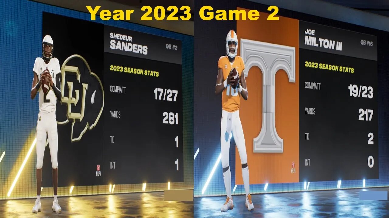 CFB 24 Colorado Buffaloes Vs Tennessee Volunteers Year 2023