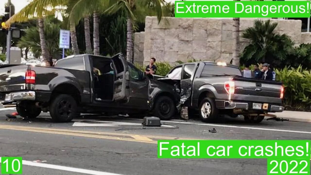 Extreme Dangerous! Fatal car crashes 10- 2022