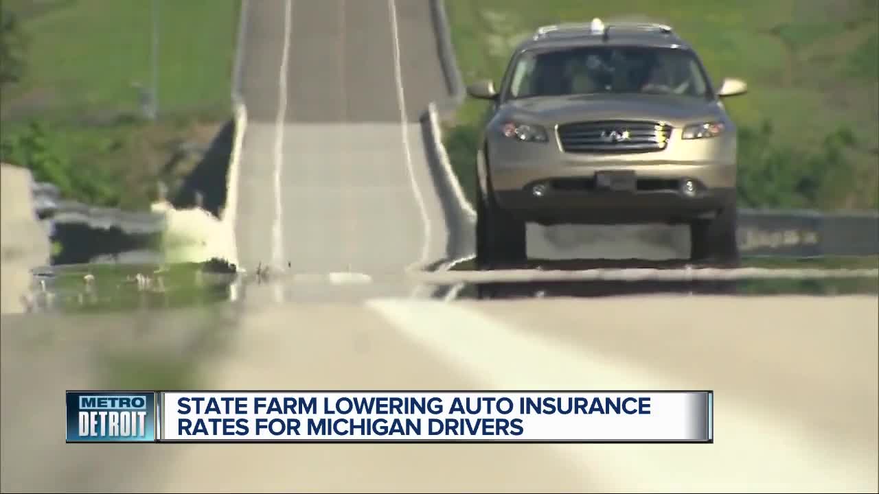 State Farm lowering auto insurance rates for Michigan drivers