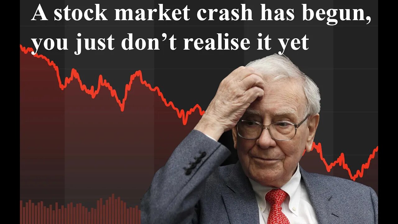 95.72% of investors will not realize the stock market has already crashed...