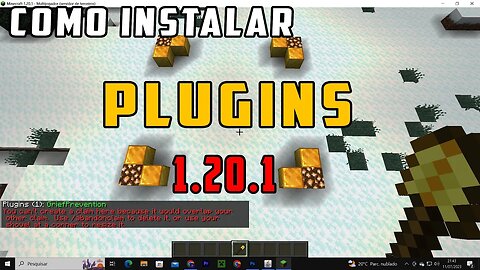 Como instalar plugins minecraft 1.20.1 e proteger seu terreno com grief prevention