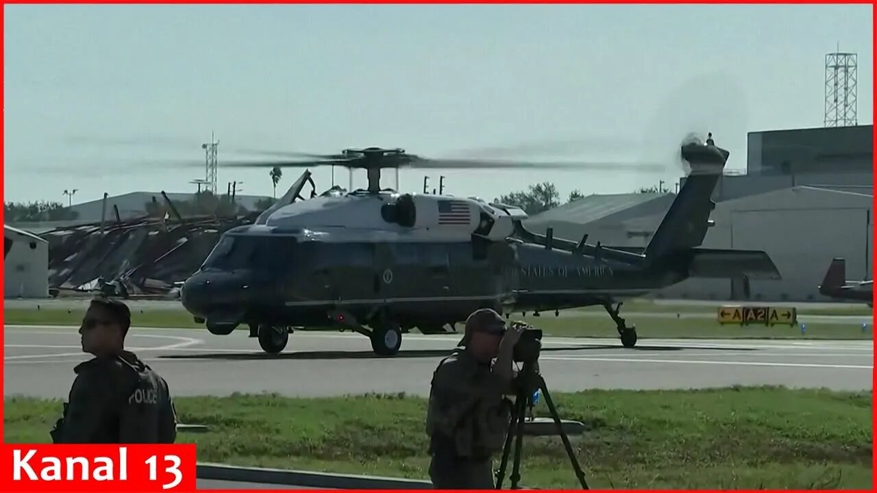 Biden arrives in St. Petersburg to survey damage left by Hurricane Milton