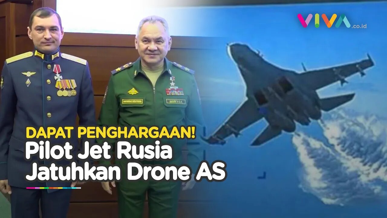 Buntut Seruduk Drone AS, Pilot Jet Rusia Dapat Hadiah Istimewa