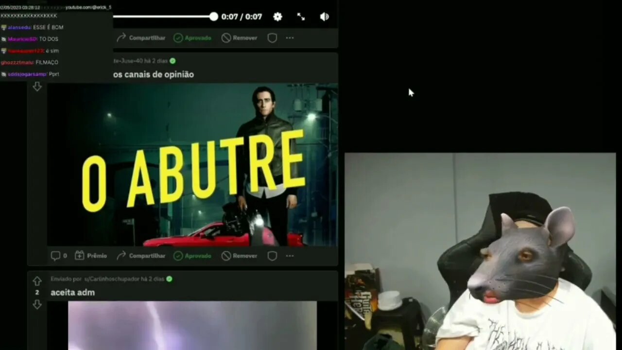 Luan falando dos 2 canais de opinião q prestam