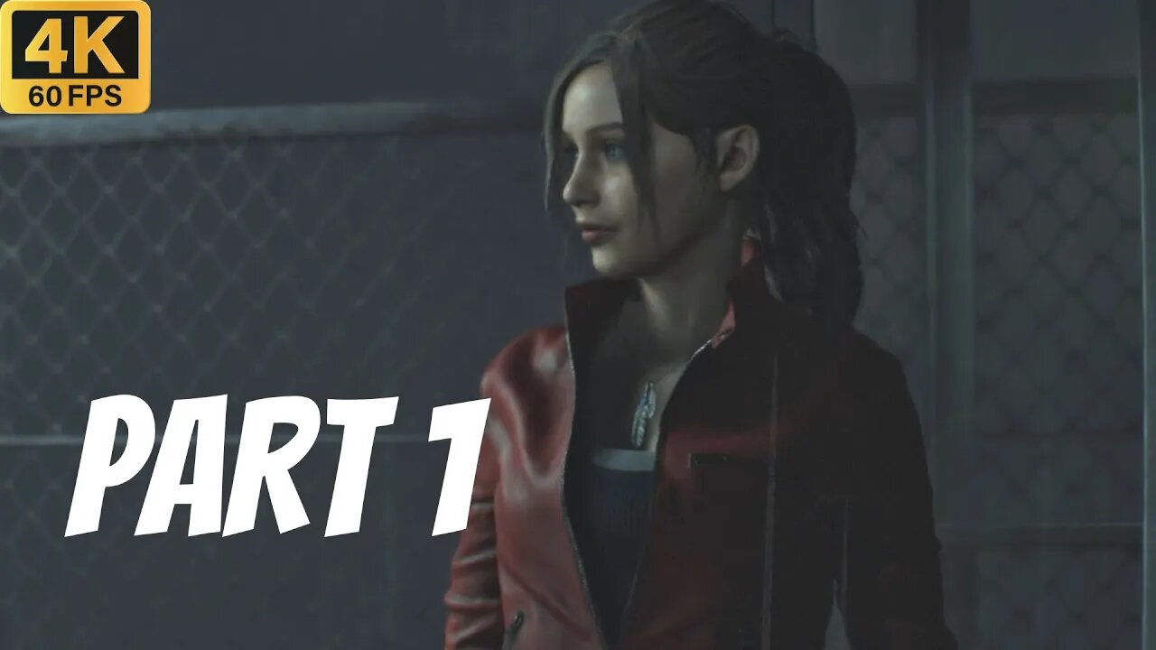 RESIDENT EVIL 2 Walkthrough Gameplay Part 1 (Claire B) [4K 60FPS] - No Commentary (Full Game)