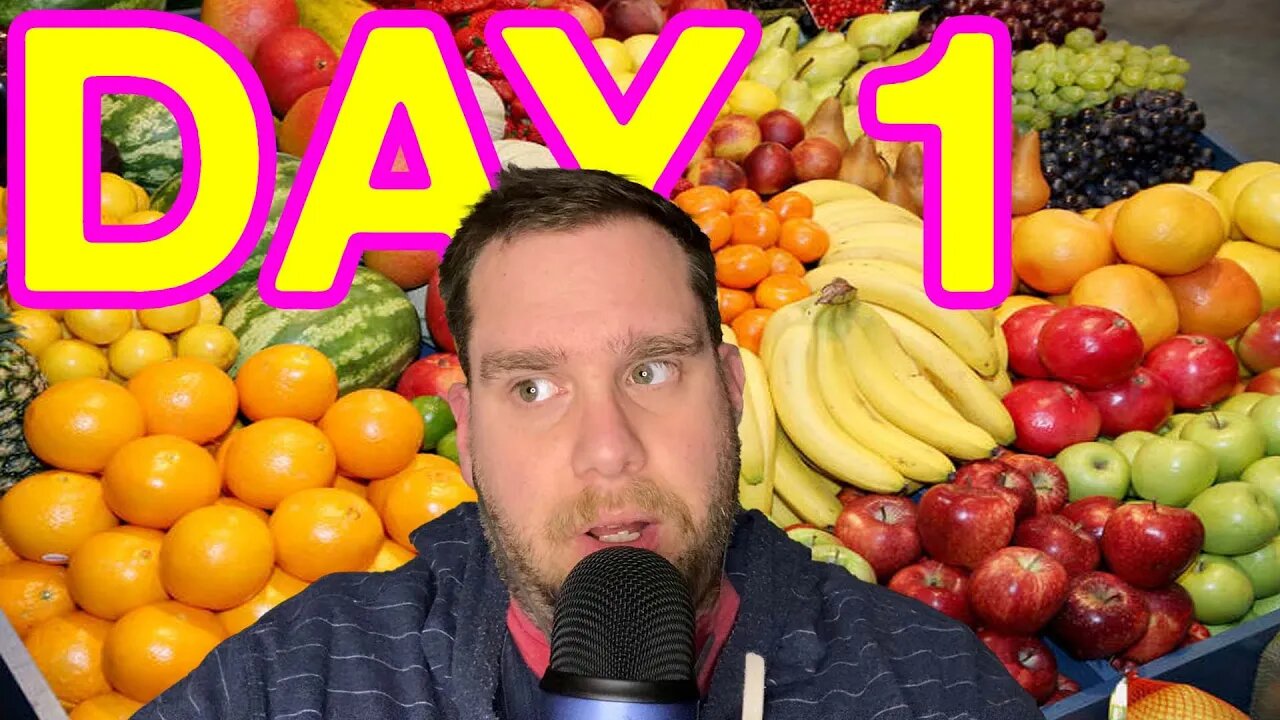 The first day of the Carb the Fruit Up Challenge | Green Bananas | Reality | Rant