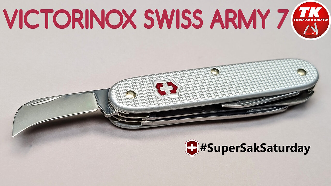 Victorinox Swiss Army 7 Alox Pocket Knife 0.8150.26