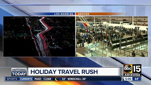 Holiday travel troubles amid storms