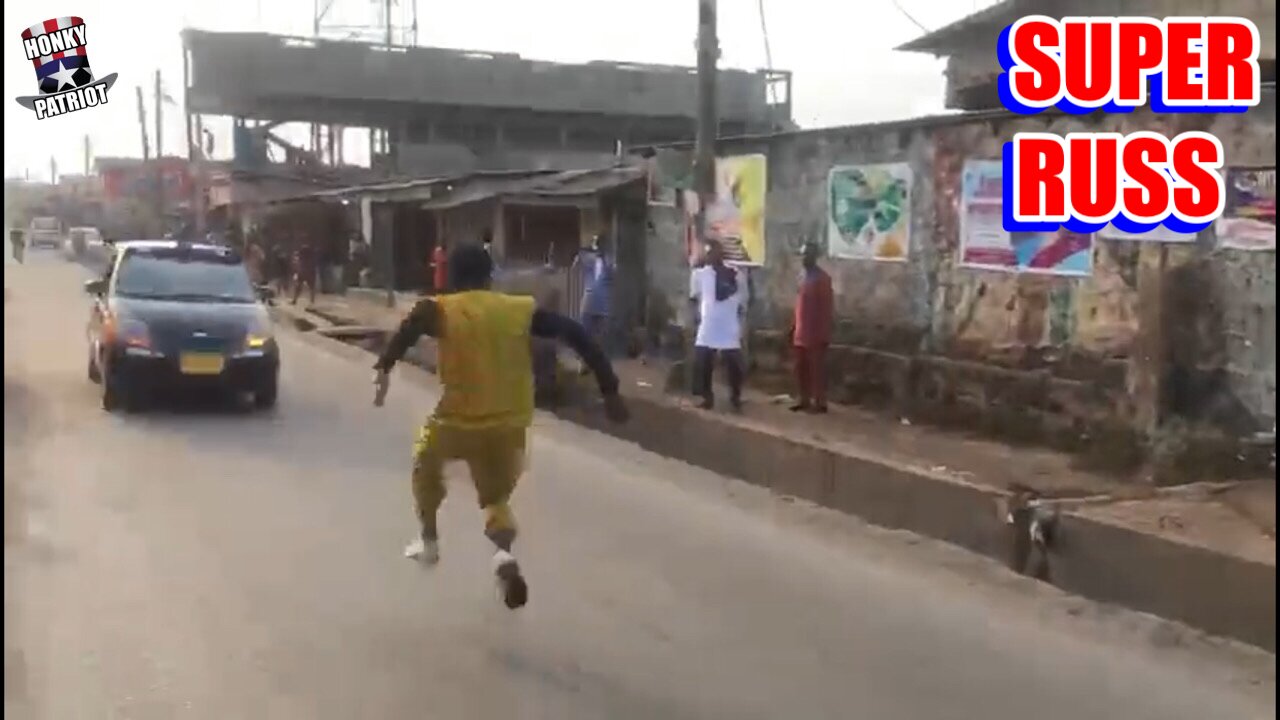 Daredevil Jogger Attempts 'Speeding Car Vault' Stunt