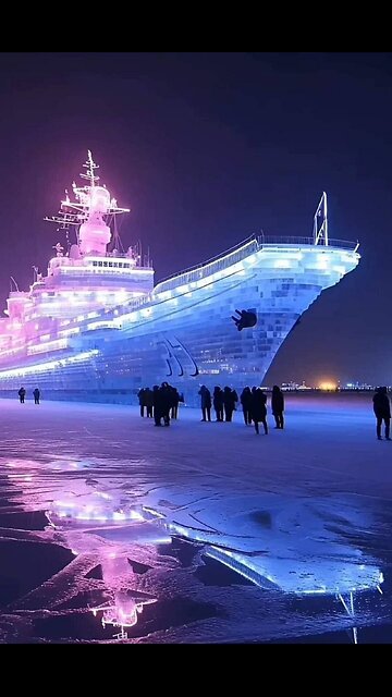 When its cold enough to freeze food mid air!