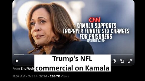 Trump NFL ads roast Kamala