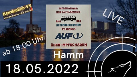 RESTREAM I ➡️ Hamm: "AUF1"-Infoversammlung 🇦🇹 sowie Walk of Freedom in Hannover am 18.05.2022