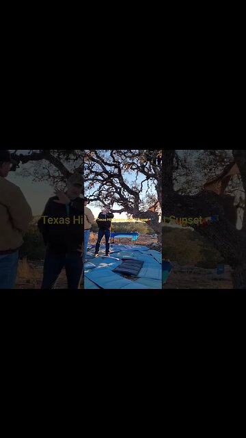 Just out here in the Texas Hill Country with some friends, waiting to see the sunset. #shorts