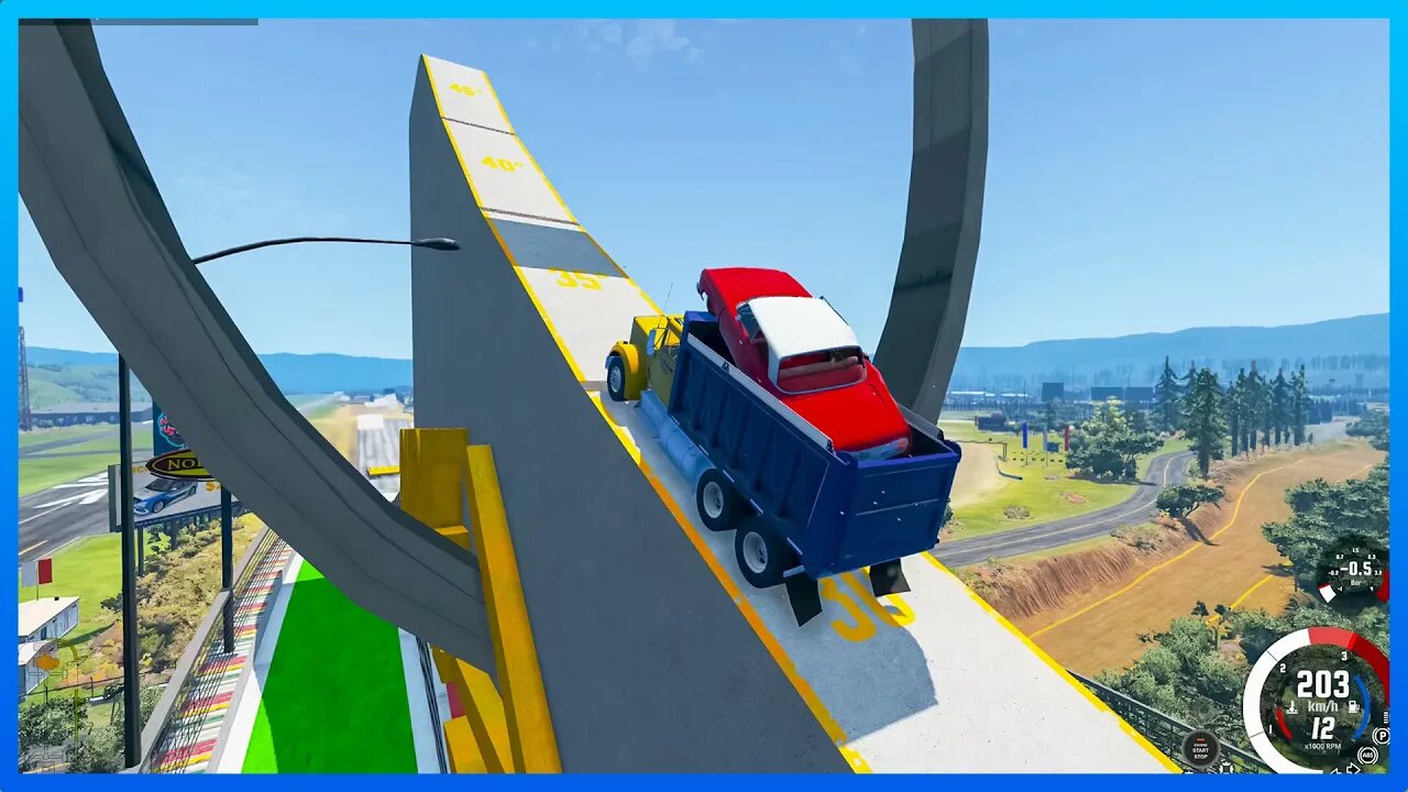 TruckFails | Dump Trucks Full Speed Jumping #262 – BeamNG.Drive