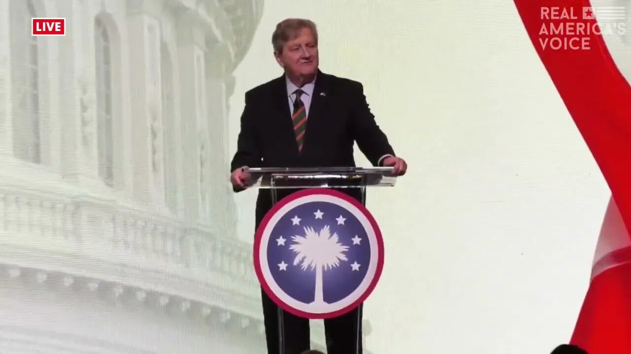 SEN JOHN KENNEDY WE ARE BLESSED IN AMERICA