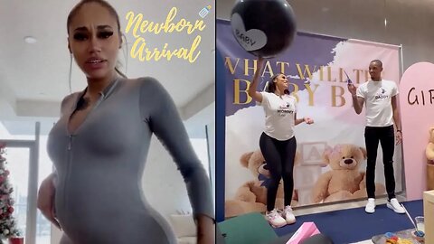 Dejounte Murray's "GF" Jania Meshell Shows Off Her Baby Bump On Live For The 1st Time! 👶🏽