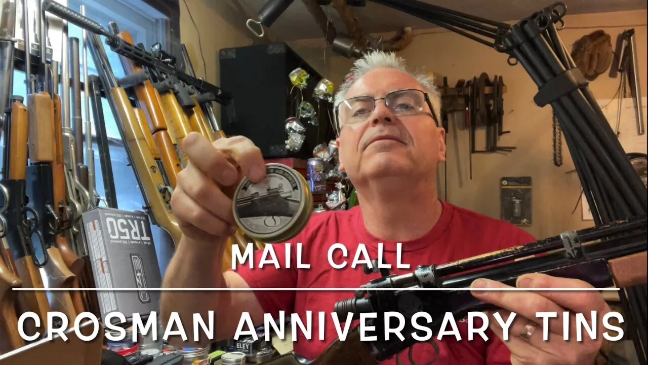 Mail call with the Crosman 100 year anniversary tins umarex TR50 ammo and meisterkugeln’s