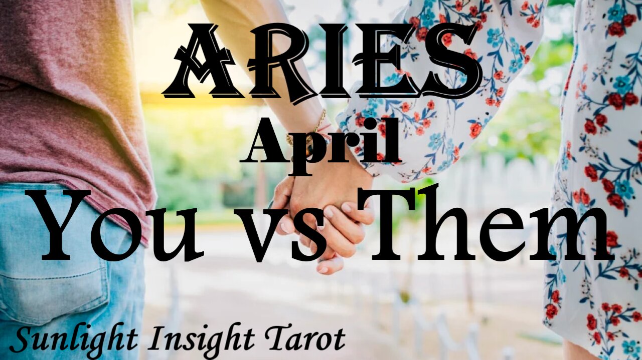 ARIES - They Want To Give You The Stability You Deserve! Their Energy's Shifted!🥰🌹 April You vs Them