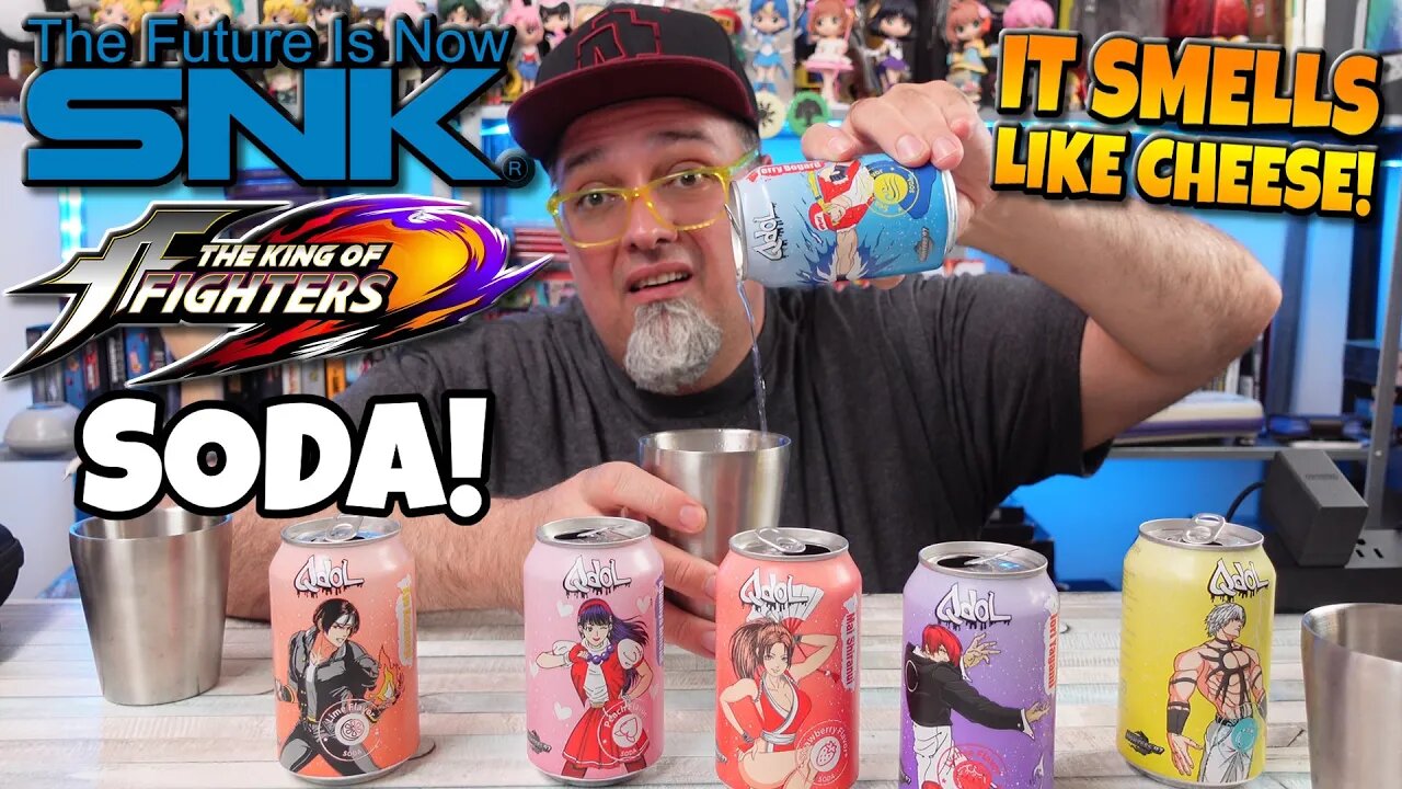 I REGRET This Video! Taste Testing The SNK King Of Fighter 97 Sodas!