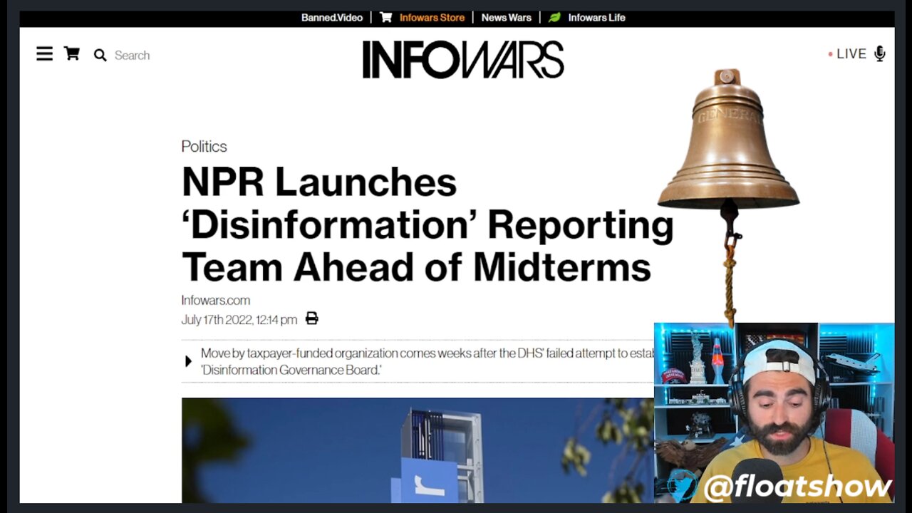 As DHS Suspends 'Disinfo Gov Board', NPR Announces Their OWN!