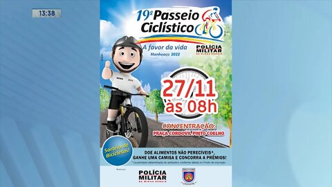 Passeio Ciclístico: Troca de Camisas por Alimentos em prol do evento já começou em Manhuaçu.