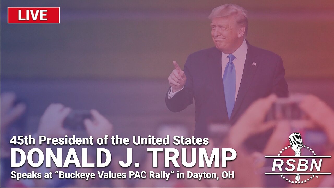 LIVE: Pres. Trump Speaks at "Buckeye Values PAC Rally" in Dayton, Ohio - 3/16/24