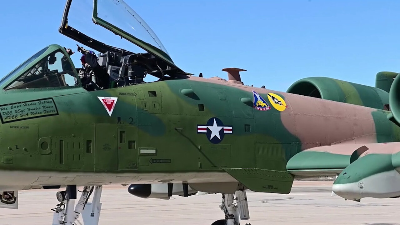 A-10C Thunderbolt II Demonstration Team pilot unveil