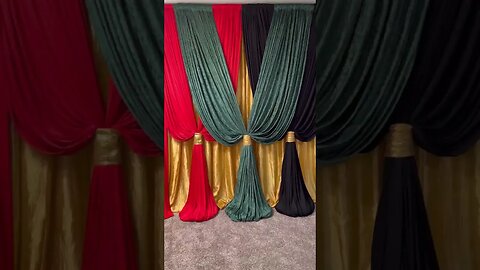 Black History Backdrop Ideas #backdrop #draping #diy