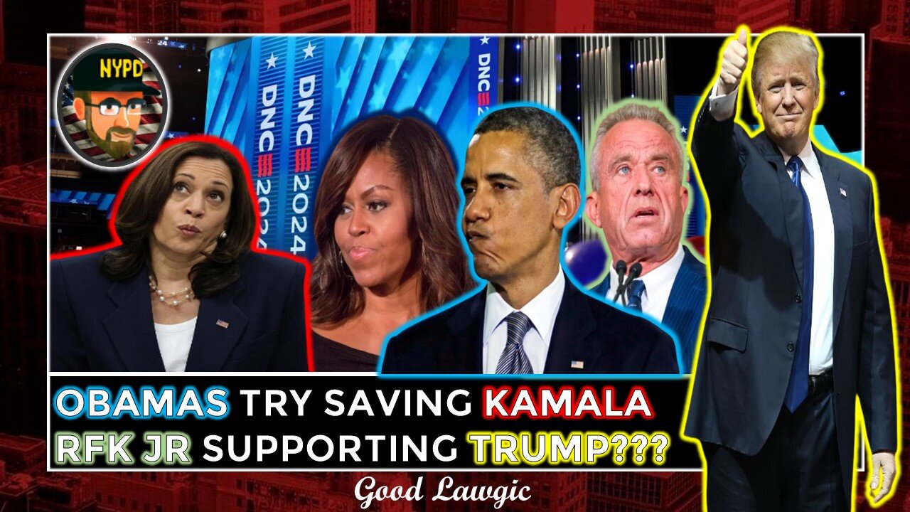 The Following Program: DNC Day 2- Kamala ALREADY TANKING- Can Obamas Save Her?; RFK JR = Trumper?