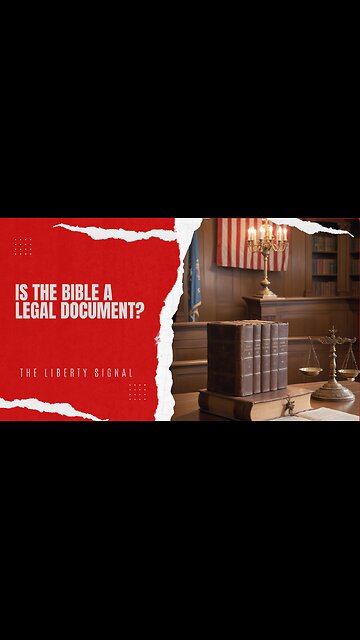 Is the Bible a Legal Document | Law and Order