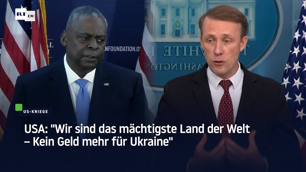 USA: "Ukraine-Hilfen haben unsere Rüstungsindustrie wiederbelebt und Arbeitsplätze geschaffen"