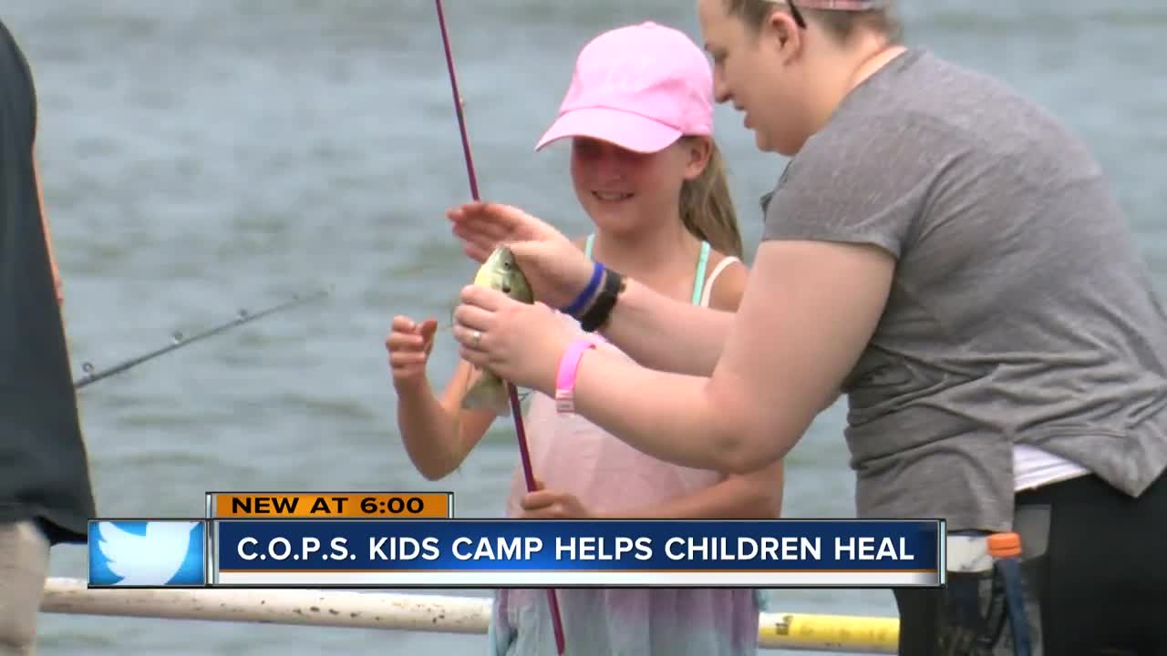 C.O.P.S Kids Camp helps children heal after the loss of a parent