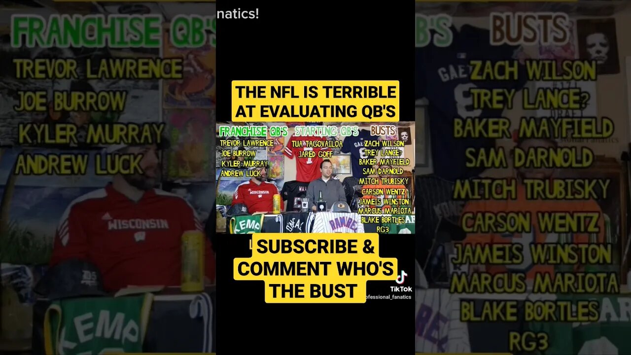 Why these QB's will bust in the 2023 NFL draft! #nfl #nfldraft #subscribe #shorts #like #new