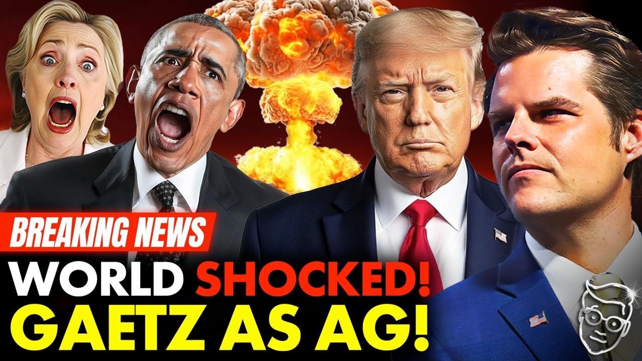 Trump SHOCKS World: Names Rep. MATT GAETZ as Attorney General in NUCLEAR!!!