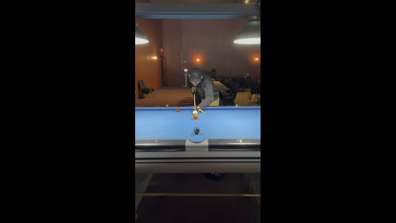 Effortless Jump shot 8Ball win🔥# shortsfeed #billiards #viral #8ball #fun #asmr