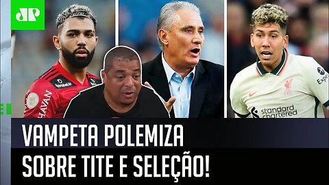 "EU VOU FALAR! O Tite AGORA vai realizar o GRANDE SONHO dele, que é..." Vampeta POLEMIZA!