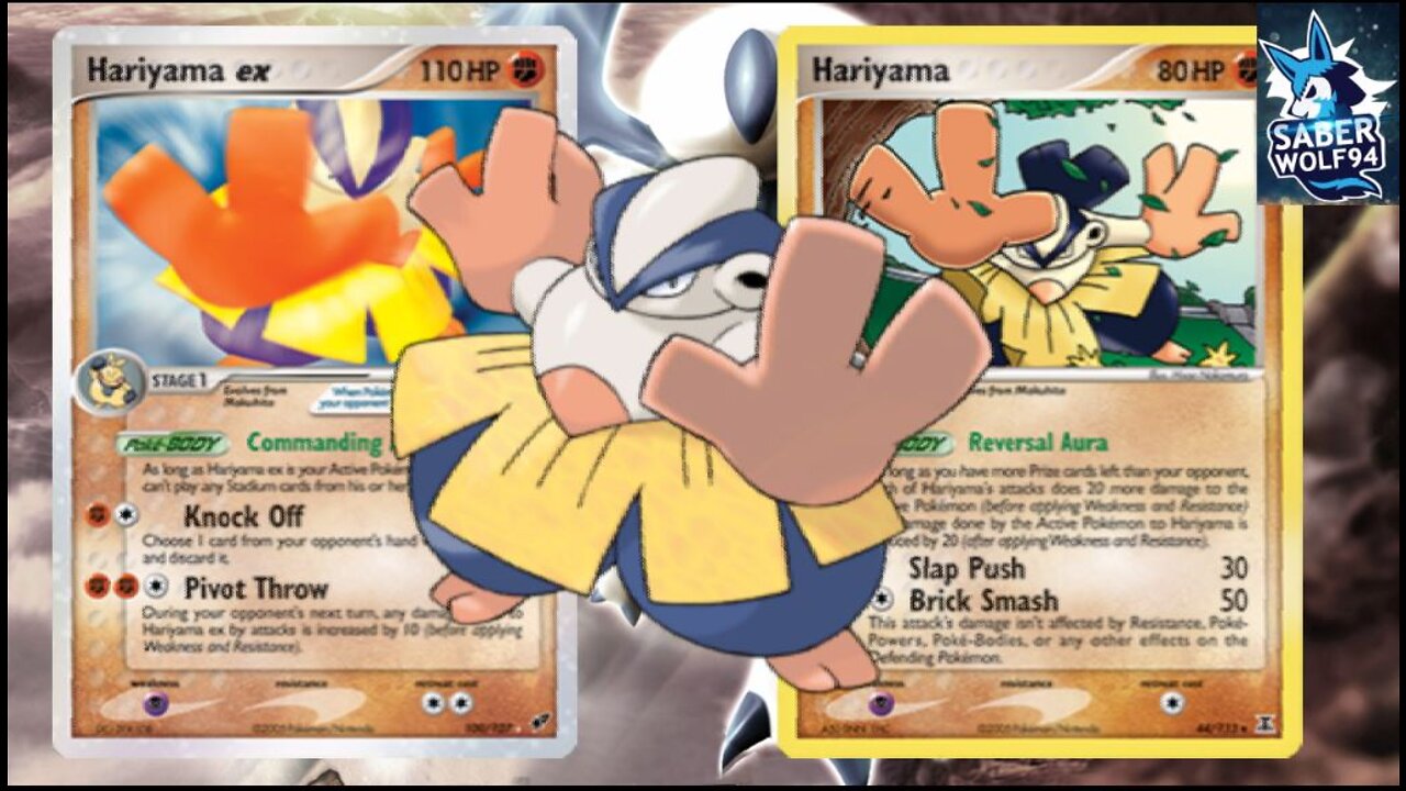 History of Hariyama in the TCG The Pokemon Trading Card Game Overview!!