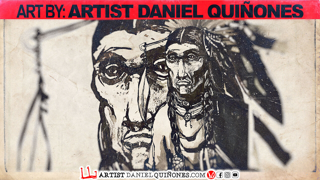 Native American Indian Art | Time-Lapse Drawing art VOL. 4 | - by Artist Daniel Quinones