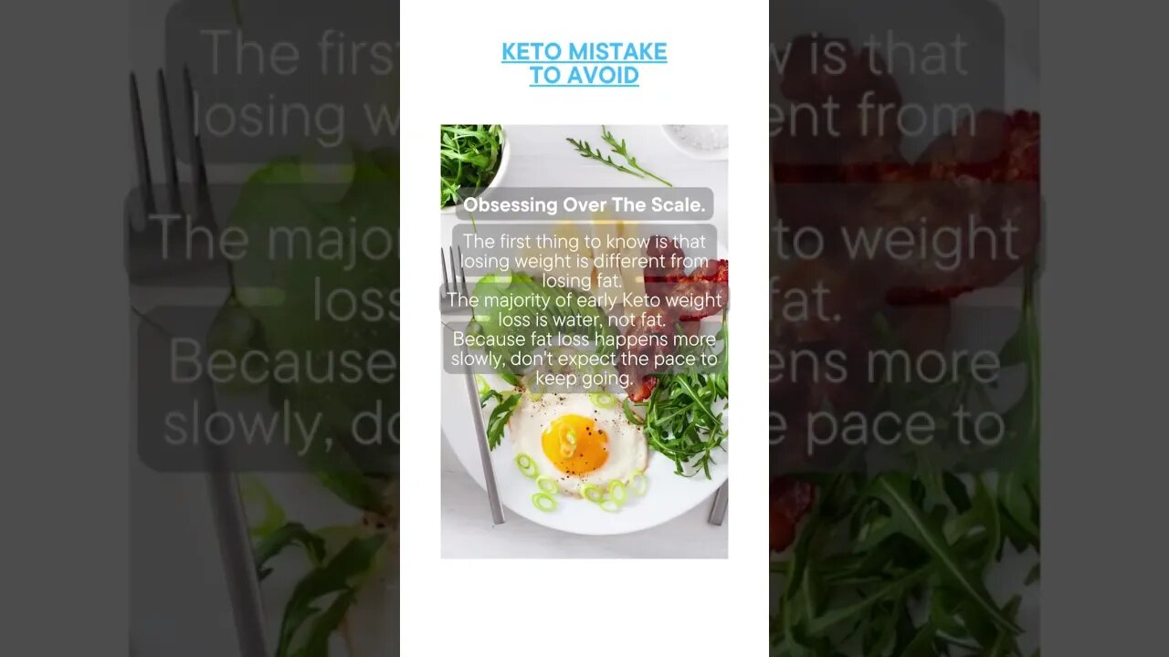 Common keto mistakes to avoid - Obsessing Over The Scale.