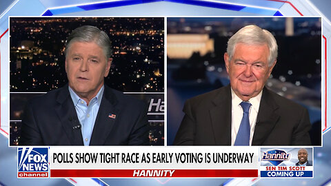 Newt Gingrich Dismisses Kamala Harris' Trump Attacks As 'Acts Of Desperation'