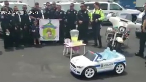 Las Vegas and Henderson police give girl toy cars