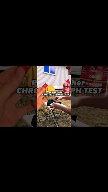 DIY Pea Shooter Chronograph test! // How POWERFUL this homemade weapon can be? (WEAR SAFETY GLASSES)