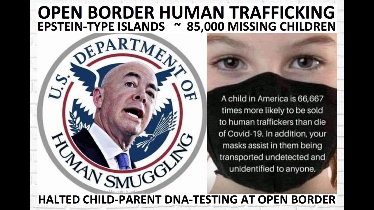 🔴🇺🇸 MUST WATCH TRUTH❗️ ▪️ OPEN BORDER HUMAN TRAFFICKING❗️🔥🔥🔥