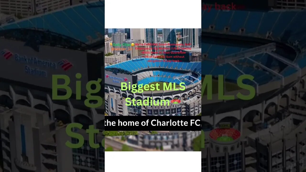 Biggest MLS Stadium🏟️ #stadium #soccer #football #fifa #mls #coach #ball #goal #fifa2023 #fifa23 #y