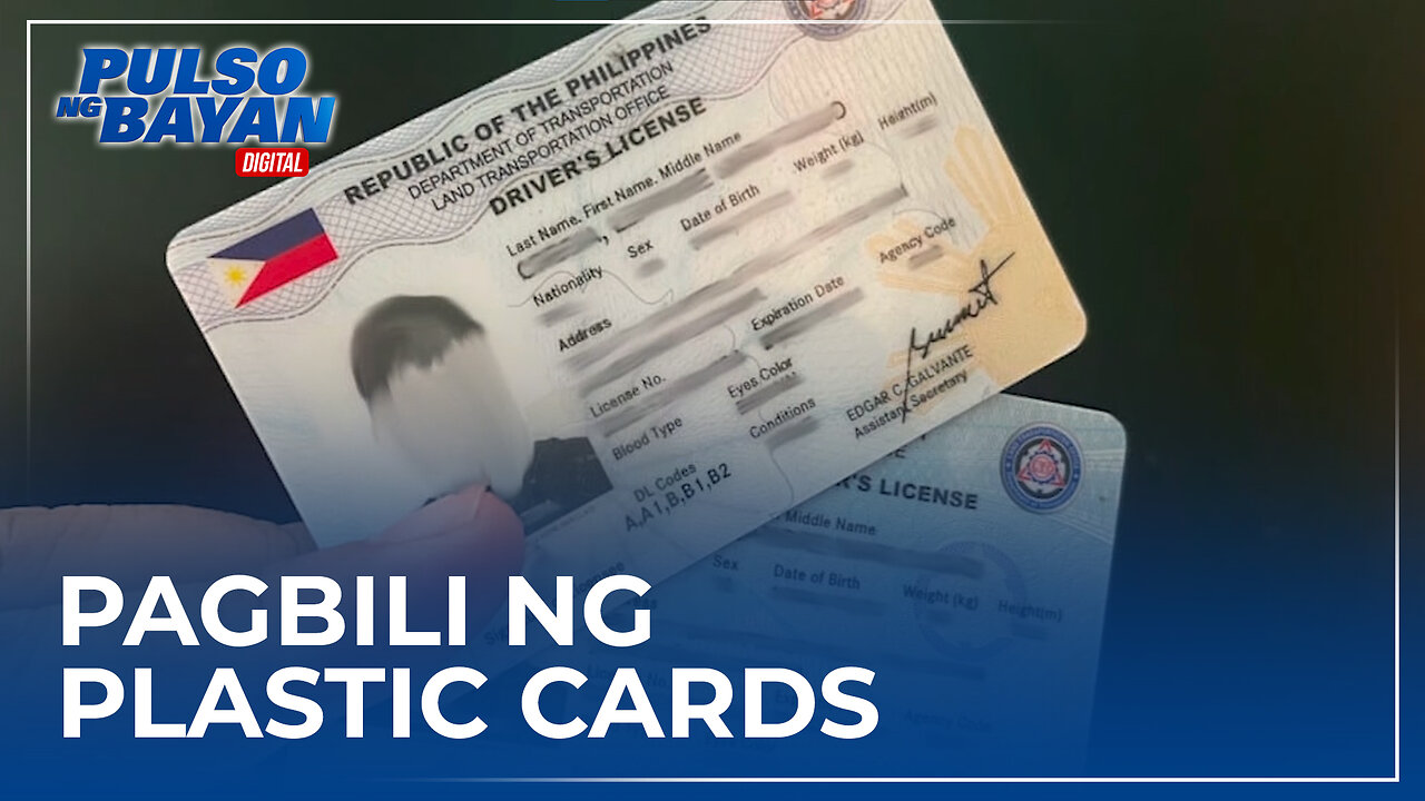 Pagbili ng 6-M plastic cards para sa driver’s license, gagawing agency-to-agency arrangement −LTO